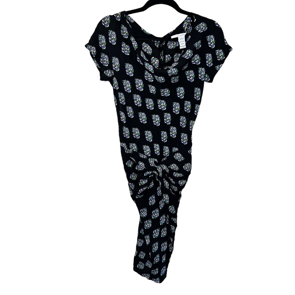 Diane Von Furstenberg Black and White Patterned Dress